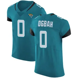 Men's Emmanuel Ogbah Jacksonville Jaguars No.0 Elite Vapor Untouchable Alternate Jersey - Teal