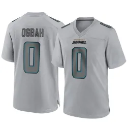 Men's Emmanuel Ogbah Jacksonville Jaguars No.0 Game Atmosphere Fashion Jersey - Gray