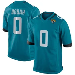Men's Emmanuel Ogbah Jacksonville Jaguars No.0 Game Jersey - Teal