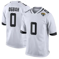 Men's Emmanuel Ogbah Jacksonville Jaguars No.0 Game Jersey - White