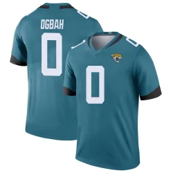 Men's Emmanuel Ogbah Jacksonville Jaguars No.0 Legend Color Rush Jersey - Teal