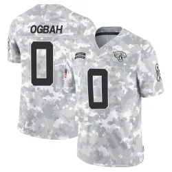 Men's Emmanuel Ogbah Jacksonville Jaguars No.0 Limited 2024 Salute to Service Jersey - Arctic Camo