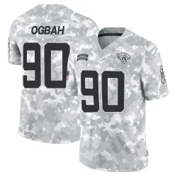 Men's Emmanuel Ogbah Jacksonville Jaguars No.90 Limited 2024 Salute to Service Jersey - Arctic Camo