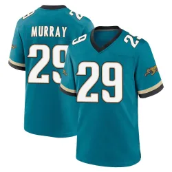 Men's Eric Murray Jacksonville Jaguars No.29 Game Prowler Throwback Jersey - Teal