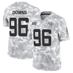 Men's Ethan Downs Jacksonville Jaguars No.96 Limited 2024 Salute to Service Jersey - Arctic Camo