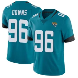 Men's Ethan Downs Jacksonville Jaguars No.96 Limited Vapor Untouchable Jersey - Teal