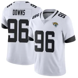 Men's Ethan Downs Jacksonville Jaguars No.96 Limited Vapor Untouchable Jersey - White