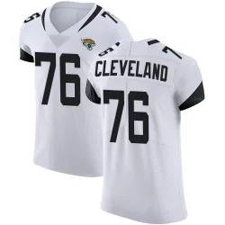 Men's Ezra Cleveland Jacksonville Jaguars No.76 Elite Vapor Untouchable Road Jersey - White