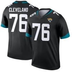 Men's Ezra Cleveland Jacksonville Jaguars No.76 Legend Jersey - Black