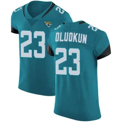 Men's Foyesade Oluokun Jacksonville Jaguars No.23 Elite Vapor Untouchable Alternate Jersey - Teal