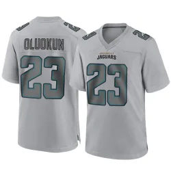 Men's Foyesade Oluokun Jacksonville Jaguars No.23 Game Atmosphere Fashion Jersey - Gray