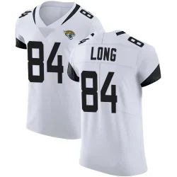 Men's Hunter Long Jacksonville Jaguars No.84 Elite Vapor Untouchable Road Jersey - White