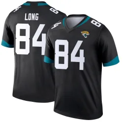 Men's Hunter Long Jacksonville Jaguars No.84 Legend Jersey - Black