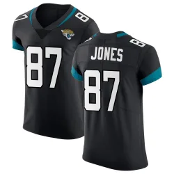 Men's J.J. Jones Jacksonville Jaguars No.87 Elite Vapor Untouchable Jersey - Black
