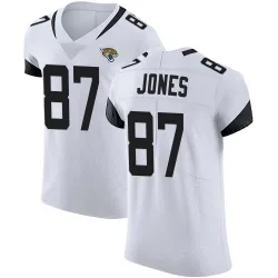 Men's J.J. Jones Jacksonville Jaguars No.87 Elite Vapor Untouchable Road Jersey - White