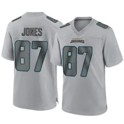 Men's J.J. Jones Jacksonville Jaguars No.87 Game Atmosphere Fashion Jersey - Gray