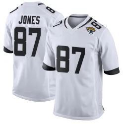 Men's J.J. Jones Jacksonville Jaguars No.87 Game Jersey - White