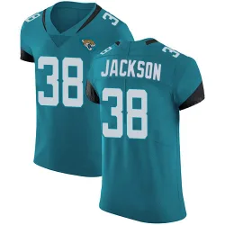 Men's Ja'Quinden Jackson Jacksonville Jaguars No.38 Elite Vapor Untouchable Alternate Jersey - Teal