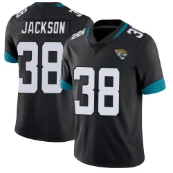 Men's Ja'Quinden Jackson Jacksonville Jaguars No.38 Limited Vapor Untouchable Jersey - Black