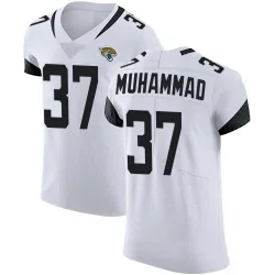Men's Jabbar Muhammad Jacksonville Jaguars No.37 Elite Vapor Untouchable Road Jersey - White
