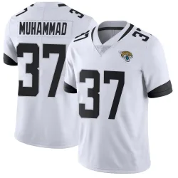 Men's Jabbar Muhammad Jacksonville Jaguars No.37 Limited Vapor Untouchable Jersey - White