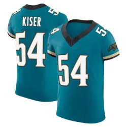 Men's Jack Kiser Jacksonville Jaguars No.54 Elite Prowler Throwback Vapor F.U.S.E. Jersey - Teal