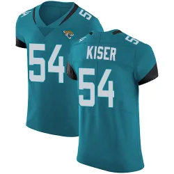 Men's Jack Kiser Jacksonville Jaguars No.54 Elite Vapor Untouchable Alternate Jersey - Teal