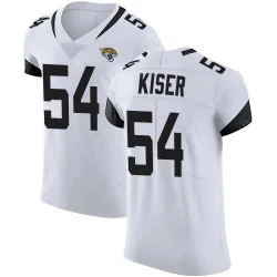 Men's Jack Kiser Jacksonville Jaguars No.54 Elite Vapor Untouchable Road Jersey - White