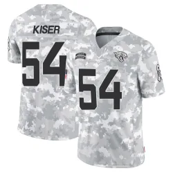 Men's Jack Kiser Jacksonville Jaguars No.54 Limited 2024 Salute to Service Jersey - Arctic Camo