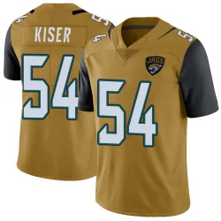 Men's Jack Kiser Jacksonville Jaguars No.54 Limited Color Rush Vapor Untouchable Jersey - Gold