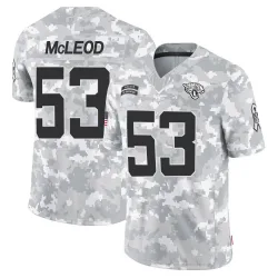 Men's Jalen McLeod Jacksonville Jaguars No.53 Limited 2024 Salute to Service Jersey - Arctic Camo