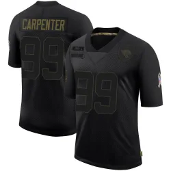 Men's James Carpenter Jacksonville Jaguars No.99 Limited 2020 Salute To Service Jersey - Black