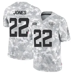 Men's Jarrian Jones Jacksonville Jaguars No.22 Limited 2024 Salute to Service Jersey - Arctic Camo