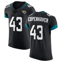 Men's John Copenhaver Jacksonville Jaguars No.43 Elite Vapor Untouchable Jersey - Black