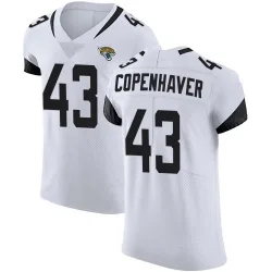 Men's John Copenhaver Jacksonville Jaguars No.43 Elite Vapor Untouchable Road Jersey - White
