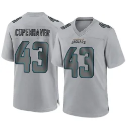 Men's John Copenhaver Jacksonville Jaguars No.43 Game Atmosphere Fashion Jersey - Gray
