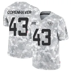 Men's John Copenhaver Jacksonville Jaguars No.43 Limited 2024 Salute to Service Jersey - Arctic Camo