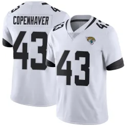 Men's John Copenhaver Jacksonville Jaguars No.43 Limited Vapor Untouchable Jersey - White
