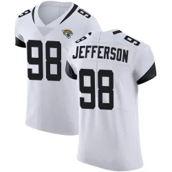 Men's Jordan Jefferson Jacksonville Jaguars No.98 Elite Vapor Untouchable Road Jersey - White