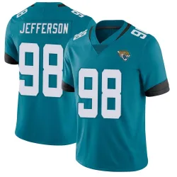 Men's Jordan Jefferson Jacksonville Jaguars No.98 Limited Vapor Untouchable Jersey - Teal