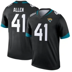Men's Josh Hines-Allen Jacksonville Jaguars No.41 Legend Jersey - Black