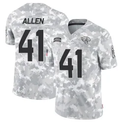 Men's Josh Hines-Allen Jacksonville Jaguars No.41 Limited 2024 Salute to Service Jersey - Arctic Camo