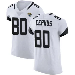 Men's Joshua Cephus Jacksonville Jaguars No.80 Elite Vapor Untouchable Road Jersey - White