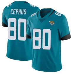 Men's Joshua Cephus Jacksonville Jaguars No.80 Limited Vapor Untouchable Jersey - Teal