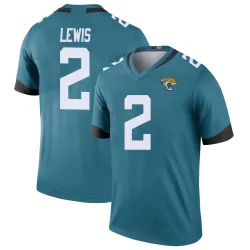 Men's Jourdan Lewis Jacksonville Jaguars No.2 Legend Color Rush Jersey - Teal
