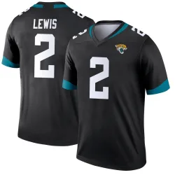 Men's Jourdan Lewis Jacksonville Jaguars No.2 Legend Jersey - Black