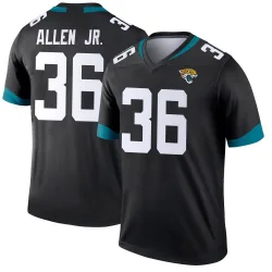 Men's LeQuint Allen Jr. Jacksonville Jaguars No.36 Legend Jersey - Black