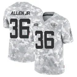 Men's LeQuint Allen Jr. Jacksonville Jaguars No.36 Limited 2024 Salute to Service Jersey - Arctic Camo