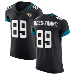 Men's Louis Rees-Zammit Jacksonville Jaguars No.89 Elite Vapor Untouchable Jersey - Black