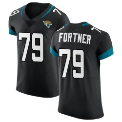 Men's Luke Fortner Jacksonville Jaguars No.79 Elite Vapor Untouchable Jersey - Black